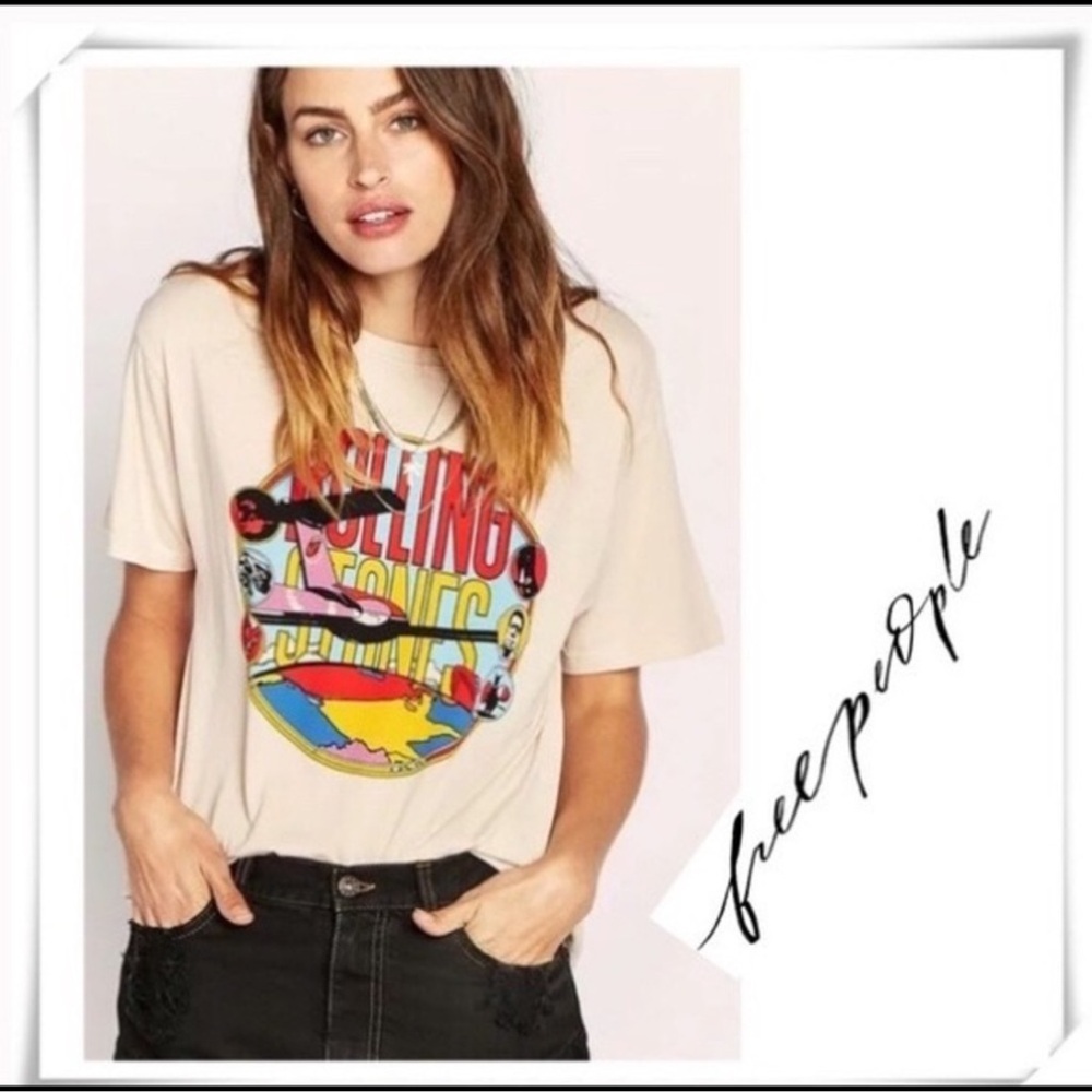 Daydreamer Free People Rolling Stones Tee